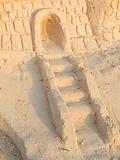 Sand castle entrance