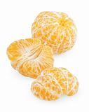 Peeled tangerine fruit
