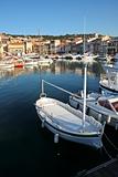 harbor with yachts in Cassis, France