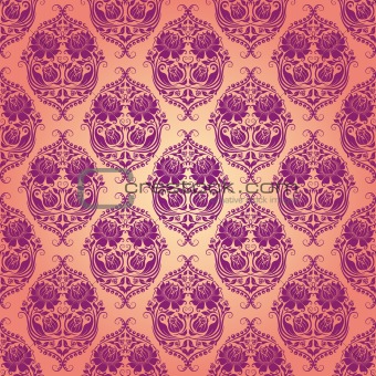 damask seamless floral pattern