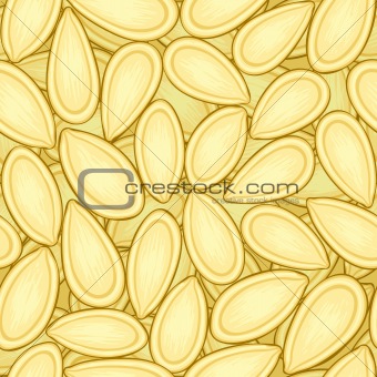 seeds of a pumpkin seamless background