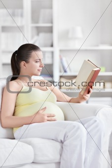 Reading a book