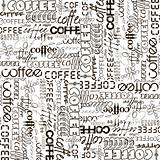Background with coffee advertising