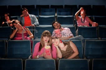 Bored People In Theater