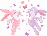 Valentine bunnies