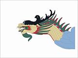 Vector ilustration of Chainese dragon