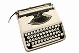 Old cream colored typewriter