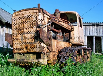 old tractor