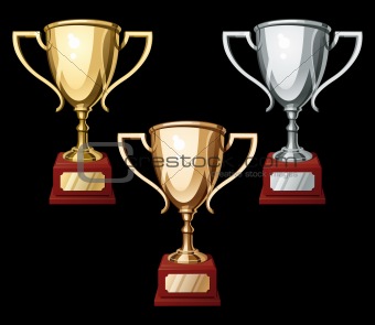 Set of three Sport Cups