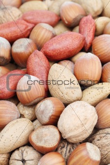 Nut background