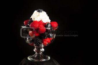 Mixed Berries and Cream 