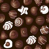 Candy chocolate pattern
