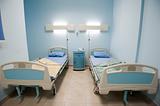 Beds in a private hospital ward