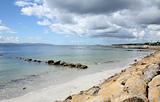 Looking at Galway Bay from Salthill, Ireland.