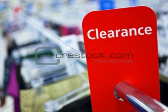 Clearance Sign Template