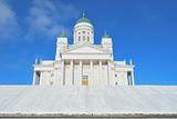 Helsinki Cathedral in winter