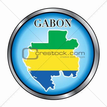 Gabon Round Button