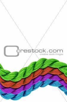 Colorful cotton craft thread