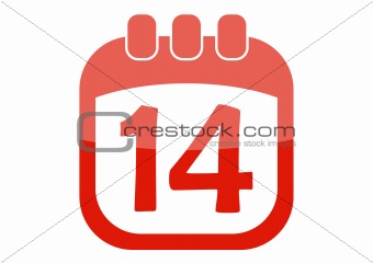icon calendar 14