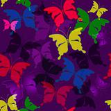 Seamless dark violet pattern