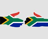 South African handshake