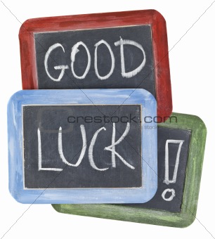 good luck wishes on blackboard