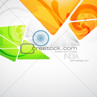 creative indian flag