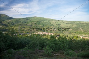 spanish village landscape