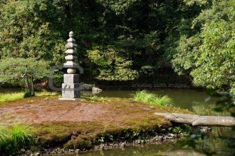 Buddhist stone pagoda