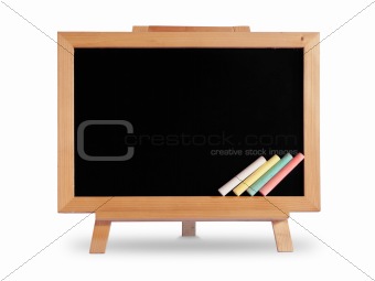 Blackboard wooden frame