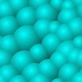 Abstract background with blue bubbles