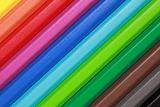 Crayons form a rainbow