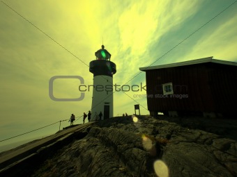 Ursholmen lighthouse, Koster in Sweden