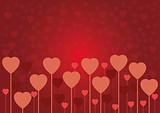 Valentine love card or background