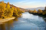 Beautiful autumn river