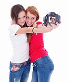 Girls with camera
