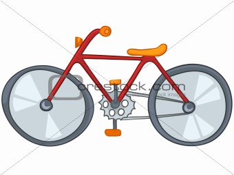 Bicycle Wheel Cartoon