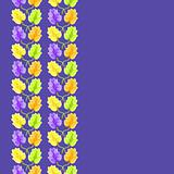 violet flower seamless pattern