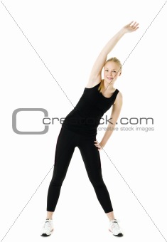 Aerobic woman