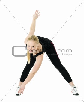 Aerobic woman