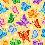 Butterfly seamless background 1