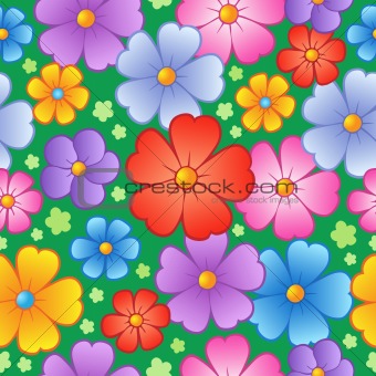 Flowery seamless background 6