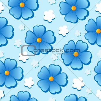 Flowery seamless background 7