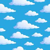 Seamless background with clouds 1