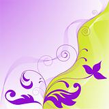 yellow purple abstract background