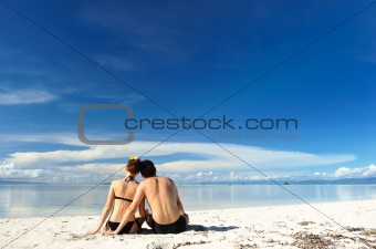 Couple on a beach