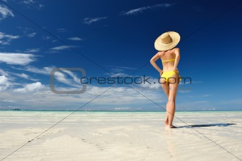 Girl on a beach