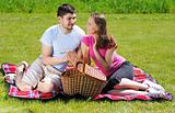 Couple on picnic