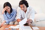 Couple depressed about financial problems