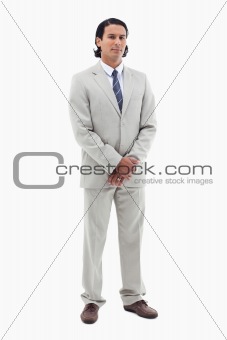 Portrait of an office worker standing up